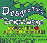 Dragon Tales - Dragon Wings (Europe) Title Screen
